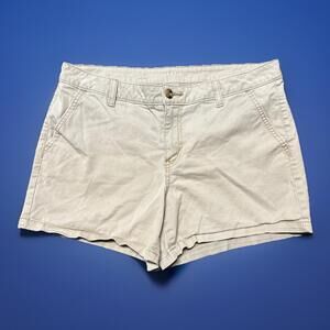 a.n.a.  A‎ New Approach Woman’s Size 10T Twill Shorts Khaki Mid Rise 34x3.5